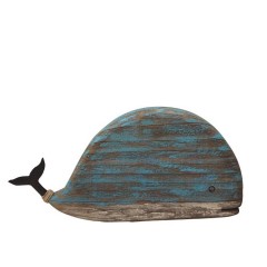 WOODEN BLUE WHALE LARGE 
